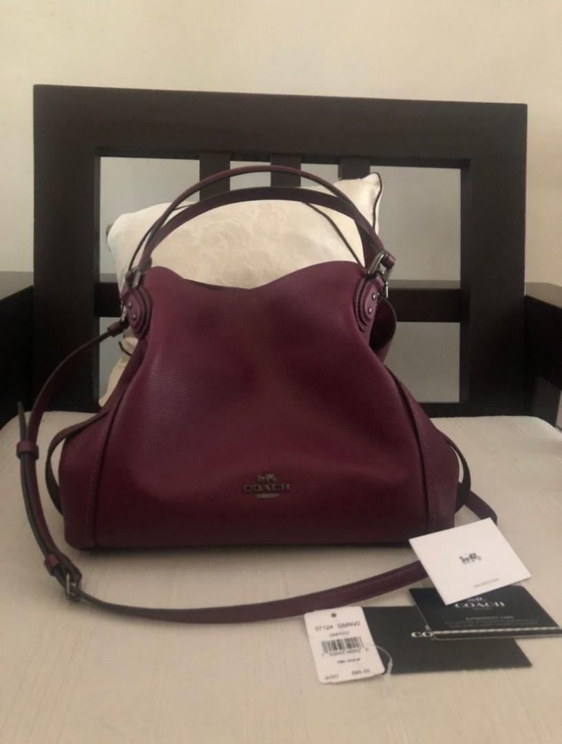 Coach edie dark berry store