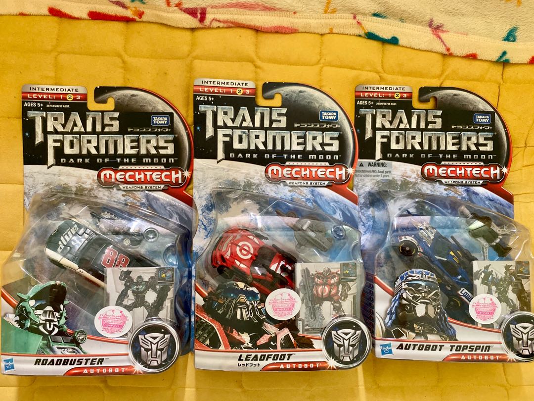 Dotm Wreckers Leadfoot Topspin Roadbuster Transformers Toys Games Bricks Figurines On Carousell