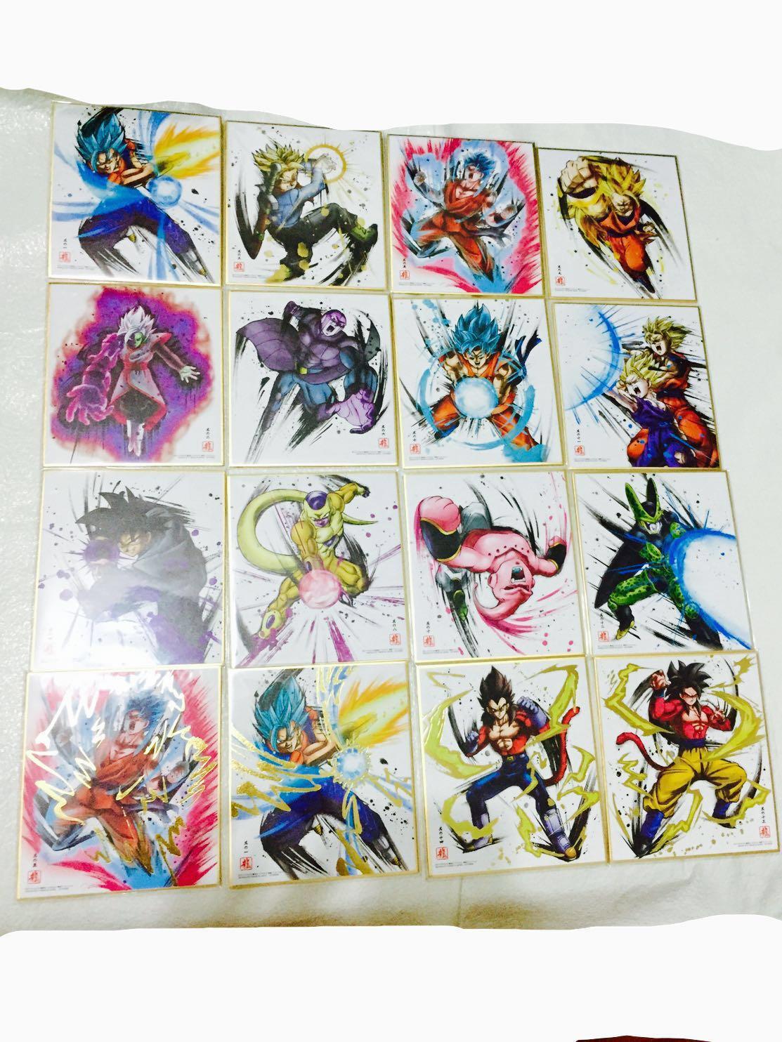 Dragon Ball Shikishi Art 3 Complete Set Of 16 Cards Toys