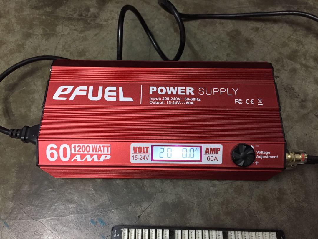 Efuel 60A Switching DC Power Supply & Revolectrix CellPro Powerlab 8 V2