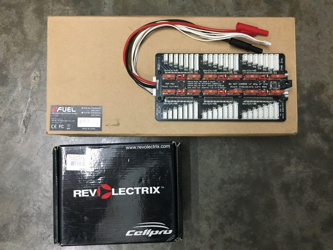 Efuel 60A Switching DC Power Supply & Revolectrix CellPro Powerlab 8 V2