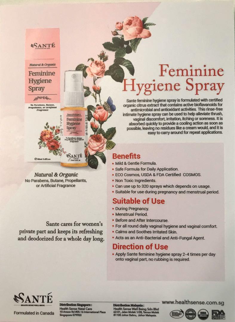 Feminine Hygiene Spray, Beauty & Personal Care, Bath & Body, Body Care