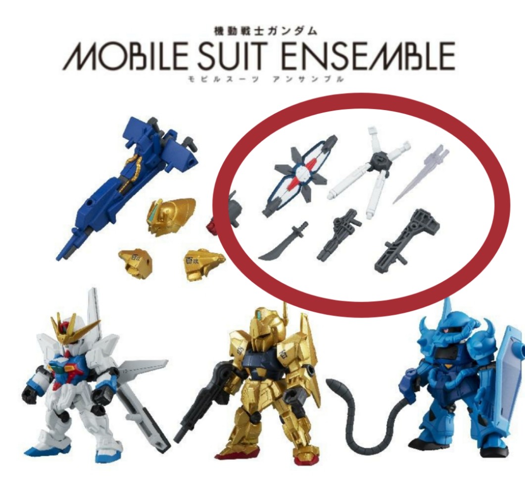 Gundam Mobile Suit Ensemble 11 Weapon Accessories Pack Hobbies Toys Toys Games On Carousell