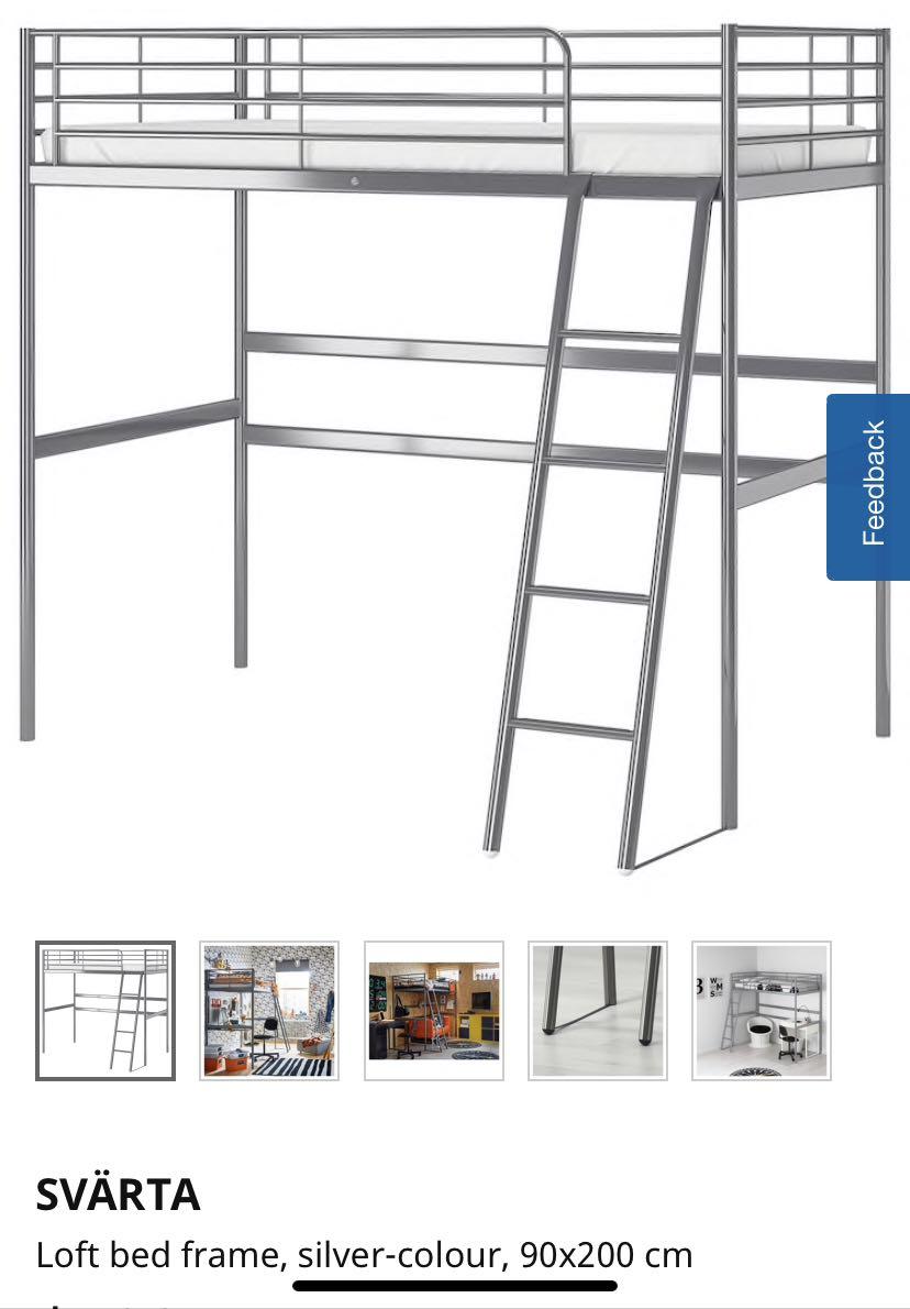 IKEA loft bed 15 keen to sell, Furniture & Home Living, Furniture