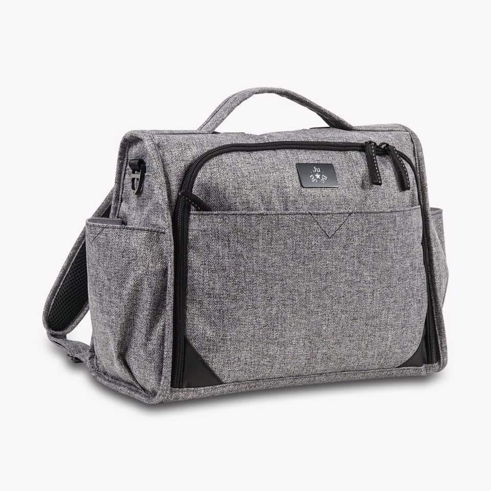 Jujube Classic Convertible Nappy Bag Graphite 2024 favors