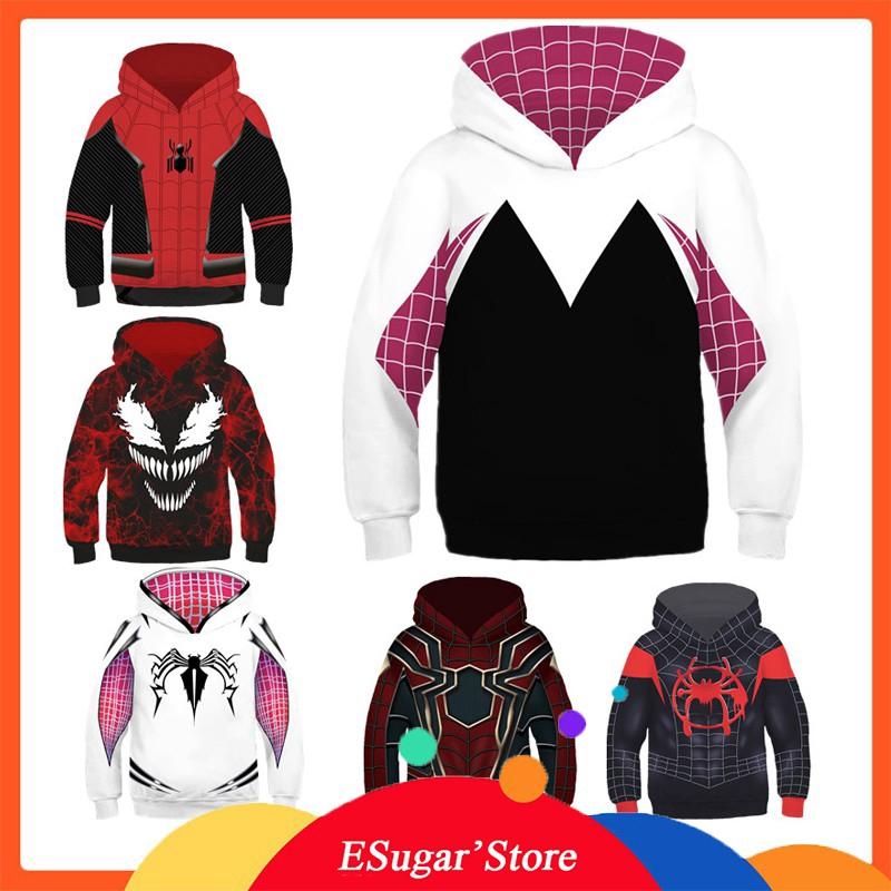girls spiderman hoodie