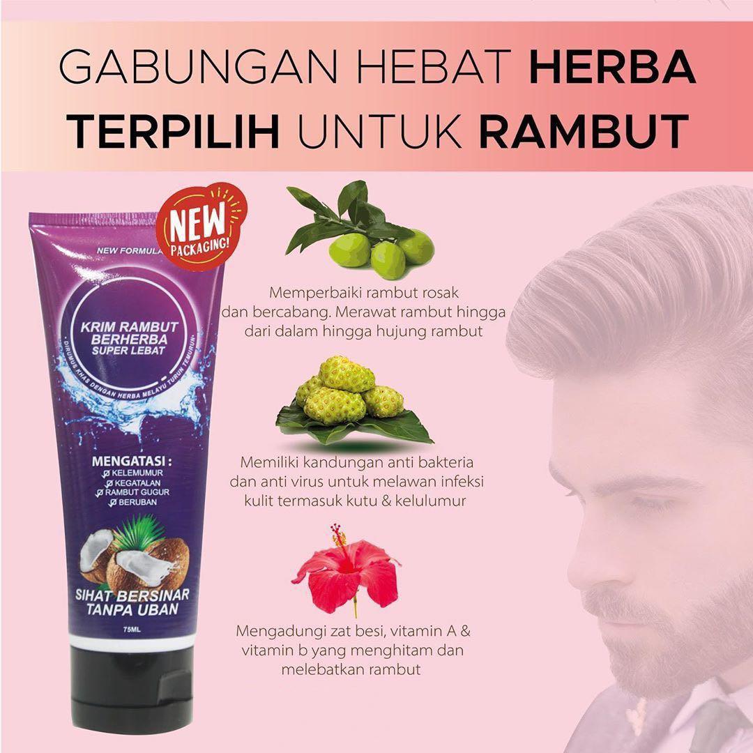 Krim Rambut Berherba Super Lebat Beauty Personal Care Hair On Carousell