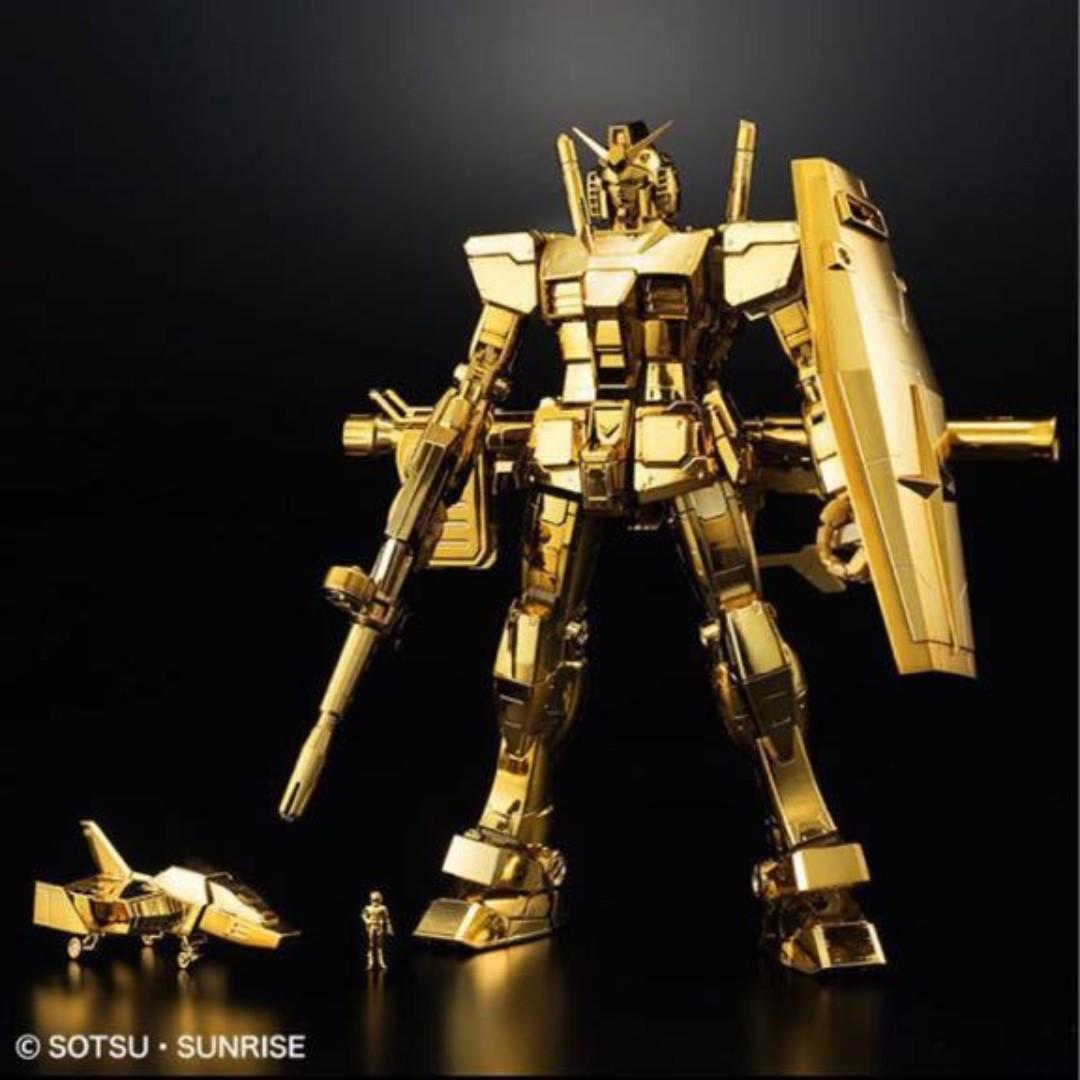 Mg Ver 3 0 1 100 Rx 78 2 Gundam Gold Coating Ver Gundam Base Limited Toys Games Bricks Figurines On Carousell