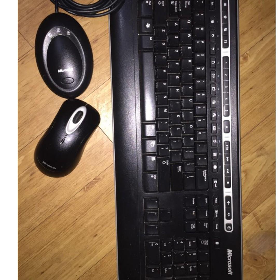 Microsoft wireless keyboard and mouse, Computers & Tech, Parts