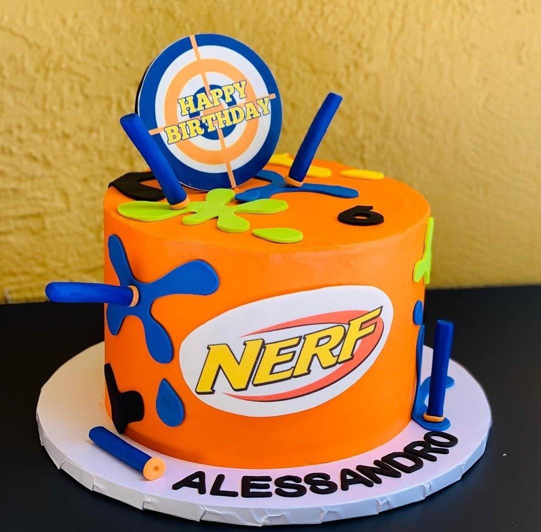 Nerf Cake, Furniture Home Living, Kitchenware Tableware