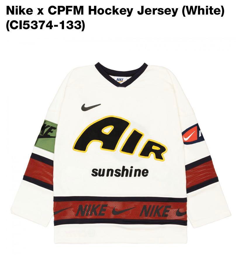 Nike x CPFM Hockey Jersey (White), Men's Fashion, Clothes, Tops on