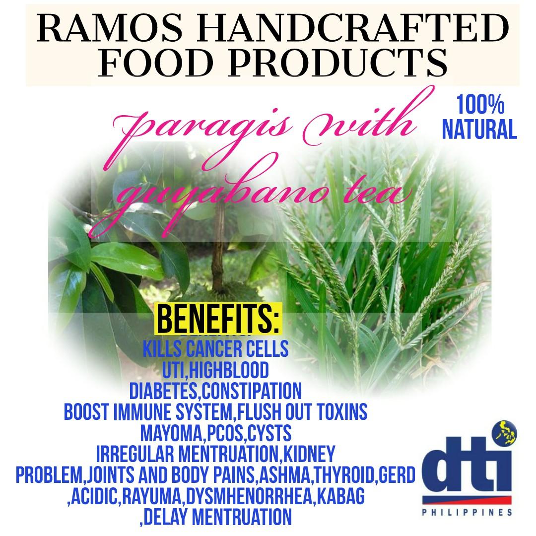 Paragis With Guyabano Tea For Diabetes And Gerd Food Drinks Fresh Produce On Carousell