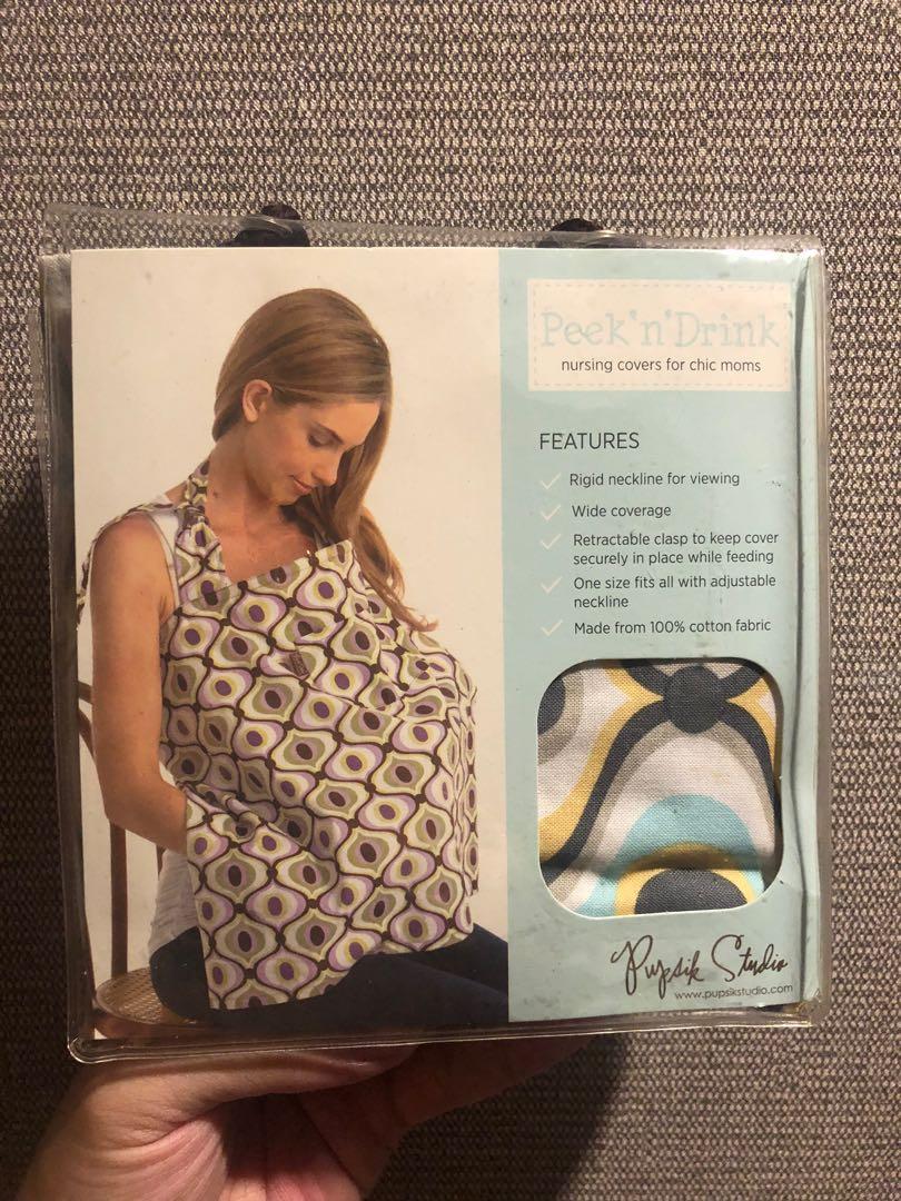 peek n drink nursing cover