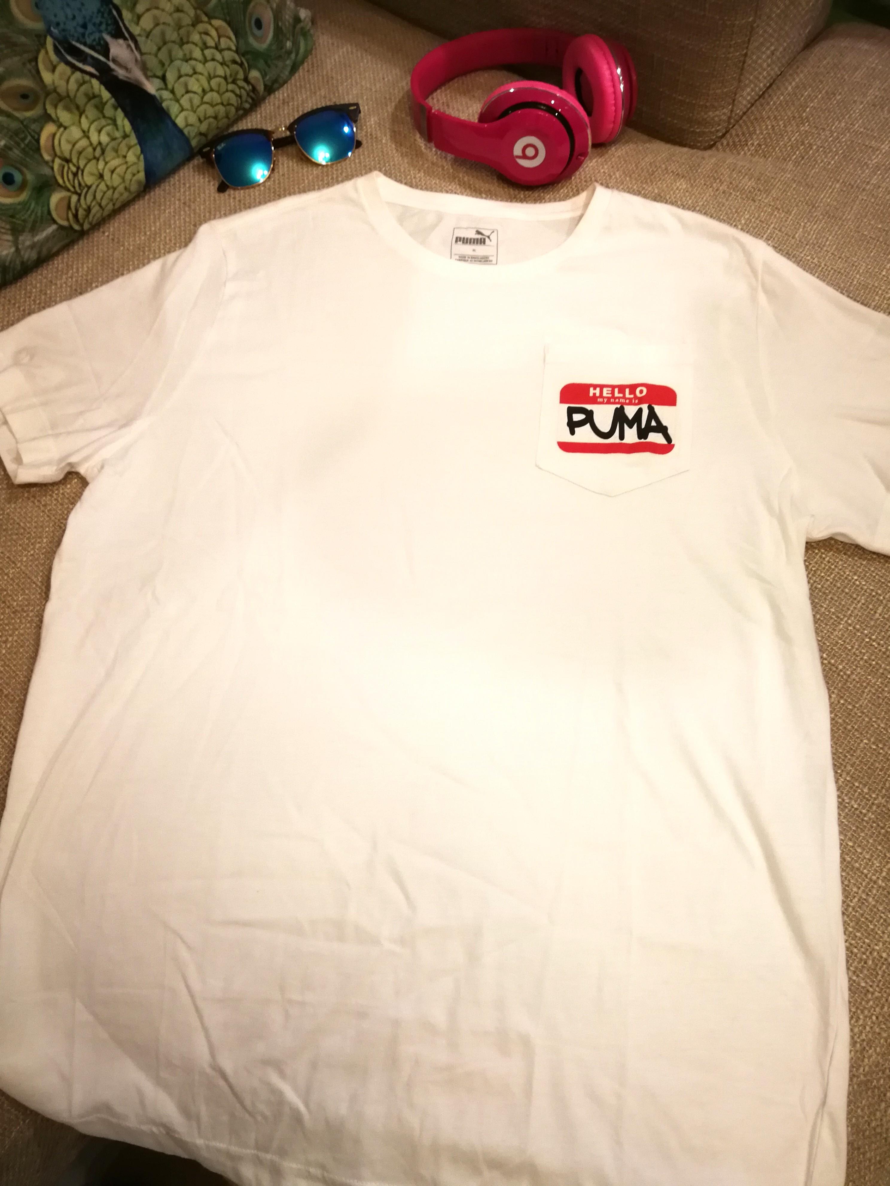 PUMA Hello Kitty Shirt Men s Fashion Tops Sets Tshirts Polo