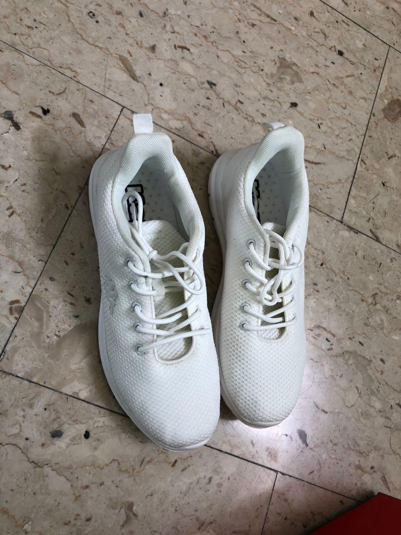 Puma white school deals shoes