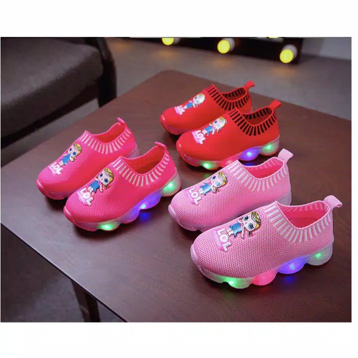 Sepatu Anak Led Lol Flyknit Sepatu Lampu Anak Sekolah Casual Girl Shoes Sepatu Lol Sepatu Anak Lol Sepatu Nyala Sepatu Lampu Bayi Anak Lainnya Di Carousell