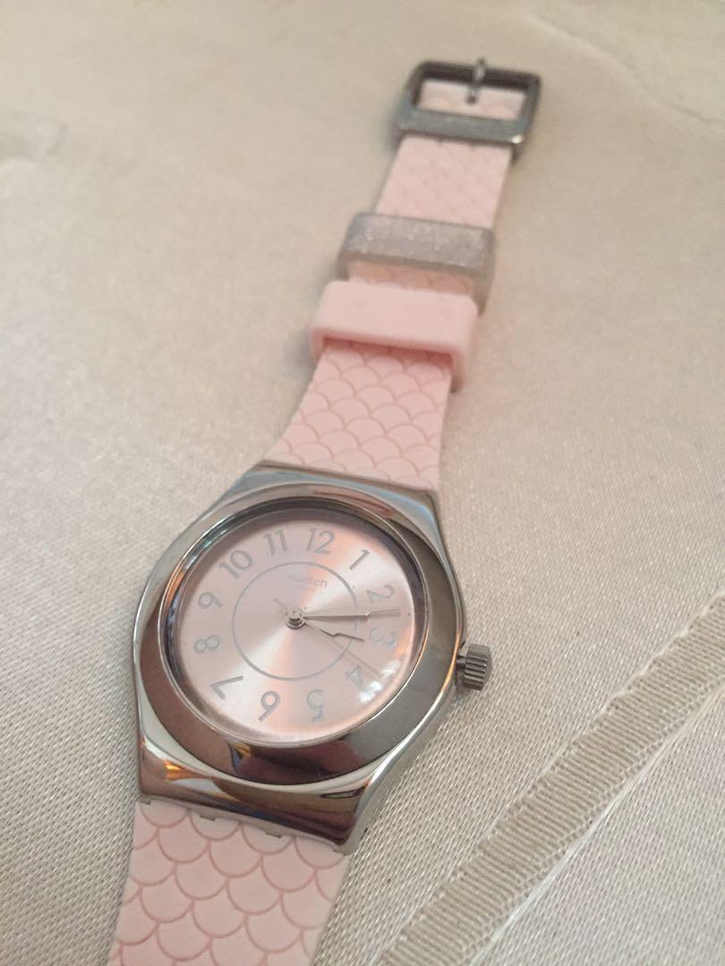 SWATCH Pink Pastel Mermaid Skin Watch