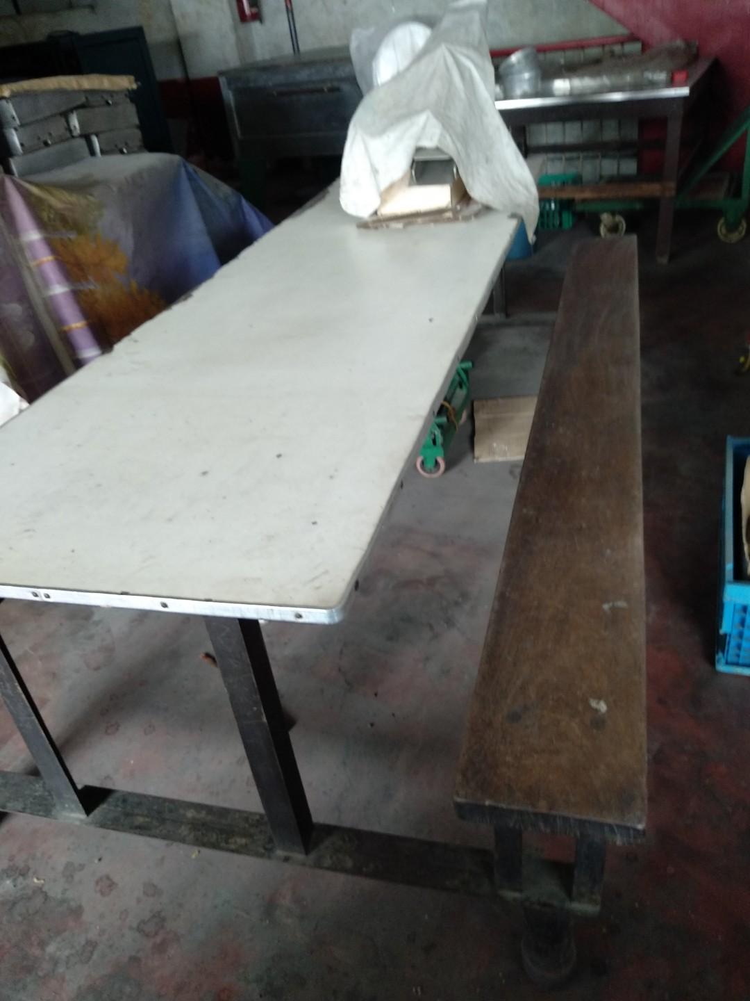 Tables Dining 10 people (Category: Tables & Sets) located in Malabon City. Submitted by limbizkit247 (Listing ID 259909427, Image 3). Description: Dining table 3 unit available Dimensions Width 55 inches 1.397m Height 31 inches 0.787m Length 96 inches 2.438m (8ft) Angle bars Frame Seating Capacity 10 to 12 people P3000 each table.Take all negotiable Monumento Caloocan City.