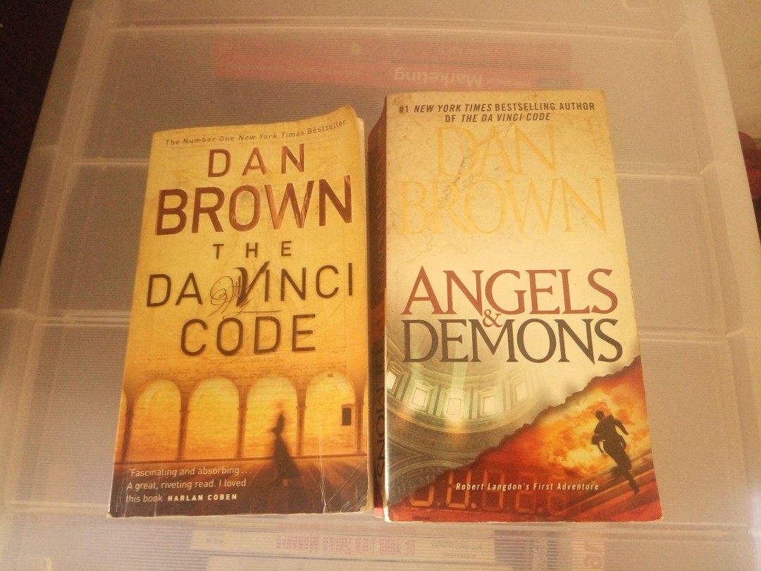 "The Davinci Code" & "Angels & Demon", Hobbies & Toys, Books