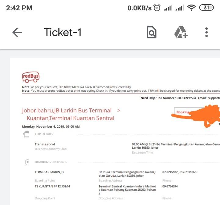 Tiket Bas Transnational Jb Kuantan Tickets Vouchers Attractions Tickets On Carousell