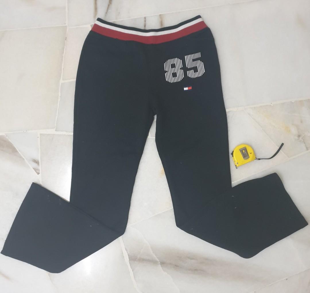 tommy hilfiger joggers black
