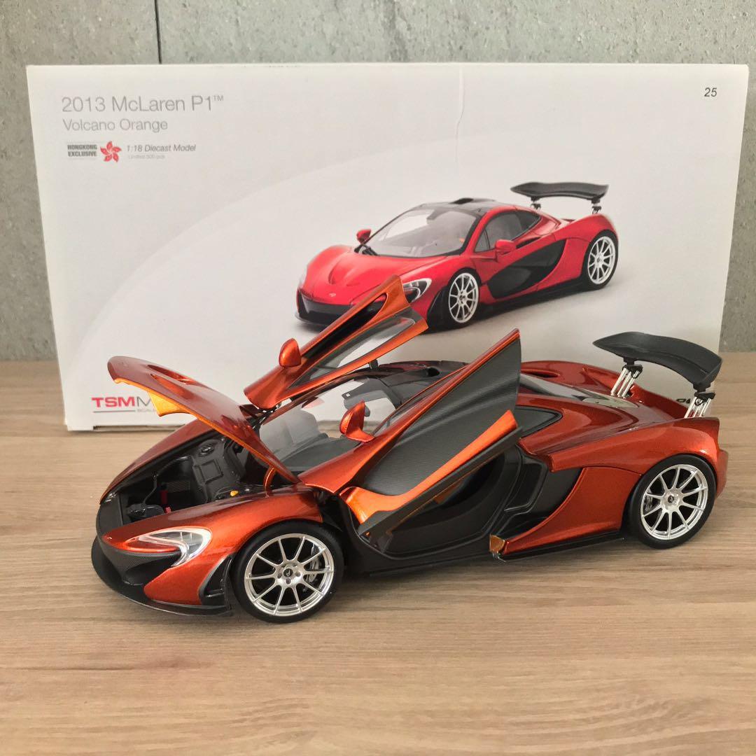 Tsm Mclaren P1 Volcano Orange 1 18 Toys Games Others On Carousell