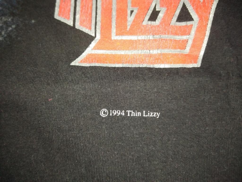 Vintage THIN LIZZY T Shirt, Men's Fashion, Tops & Sets, Tshirts