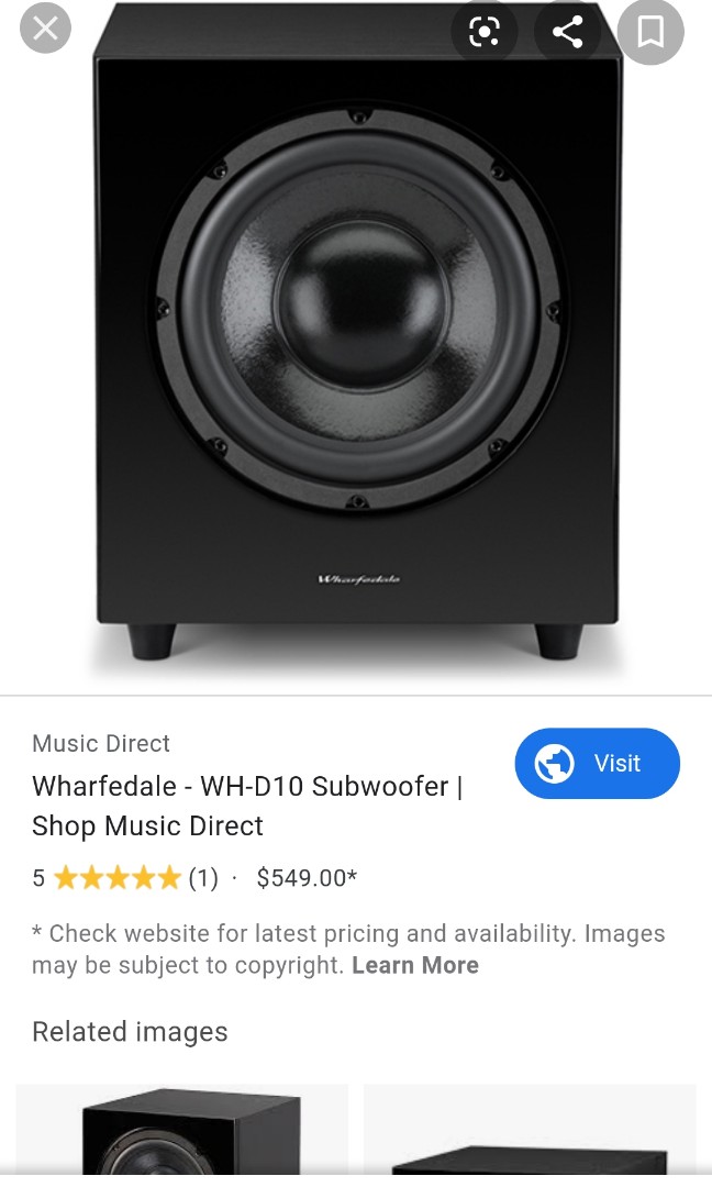 wharfedale d10 subwoofer