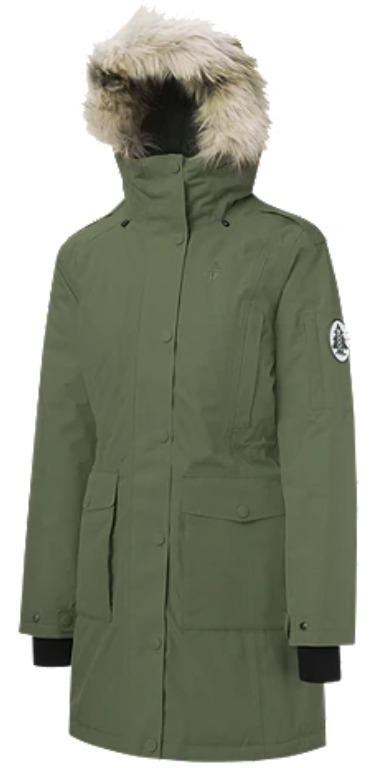 Winter Jacket Woods Women s Alsek Arctic Down Parka Duck Green