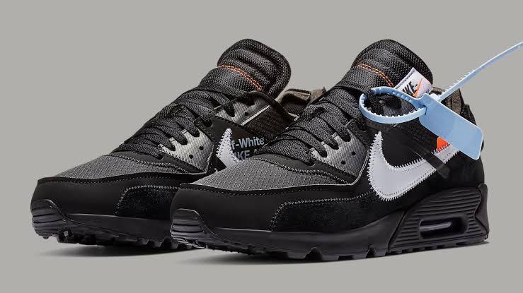 off white air max 90 black for sale