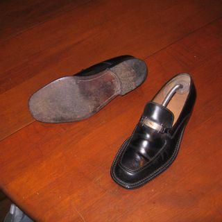 ferragamo black italian shoes