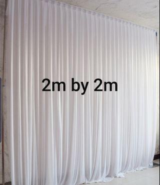 Back drop stand with curtain