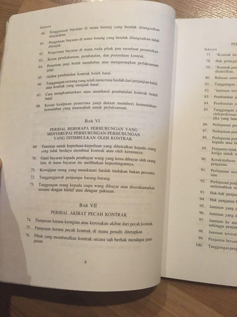 Akta Kontrak 1950 (Akta 136) & Akta Kontrak Kerajaan 1949 ( Akta