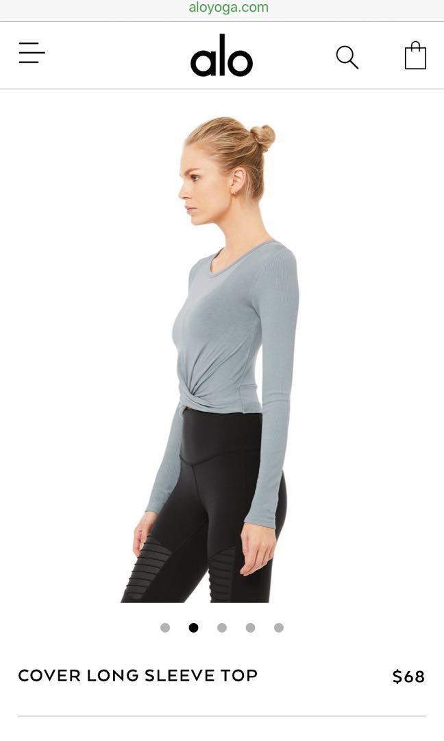 ALO YOGA, COVER LONG SLEEVE TOP, Women