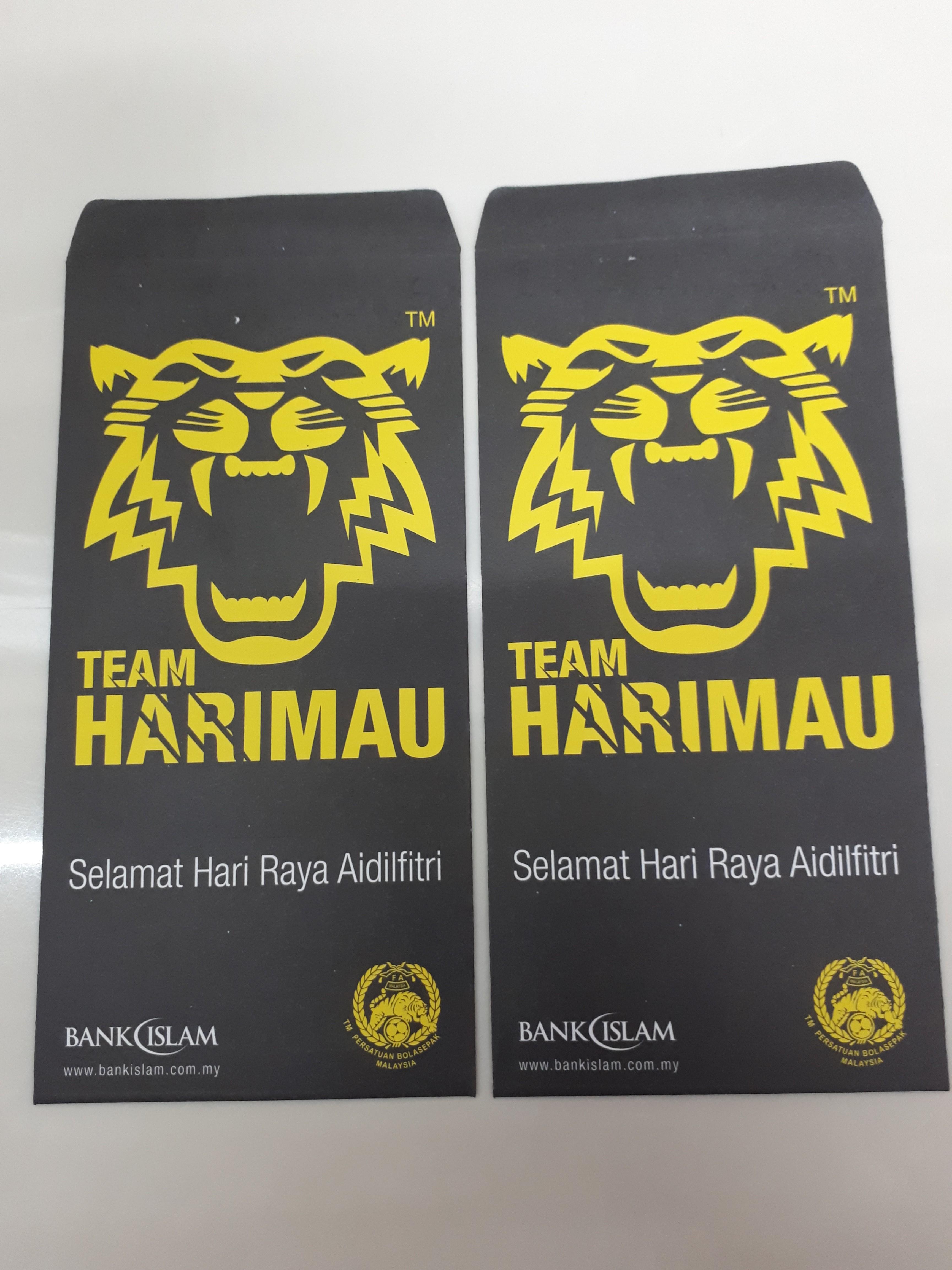 Angpao packet sampul duit raya Bank Islam Harimau, Hobbies & Toys ...