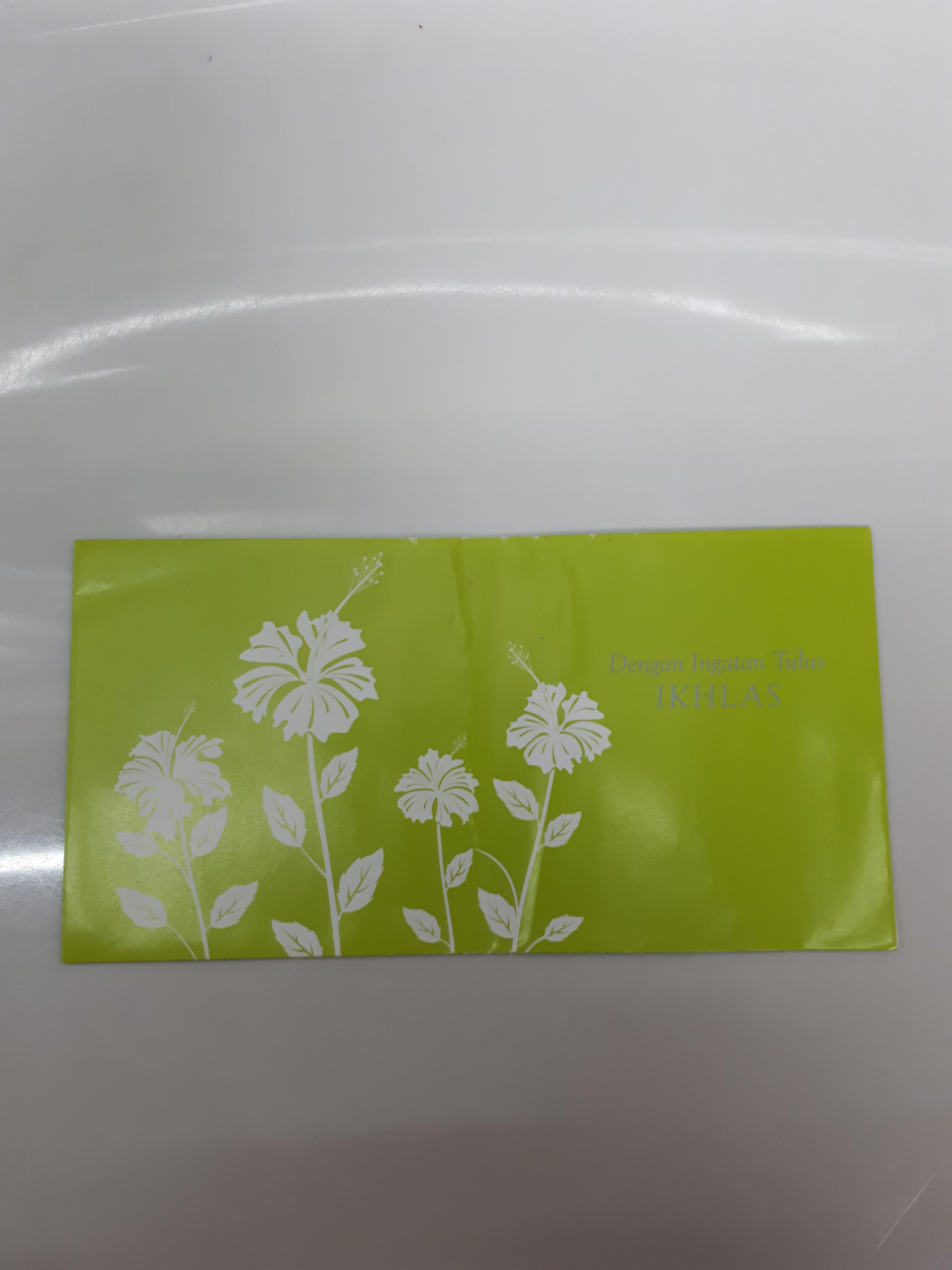 Angpao Packet Sampul Duit Raya Takaful Ikhlas Antiques Vintage Collectibles On Carousell