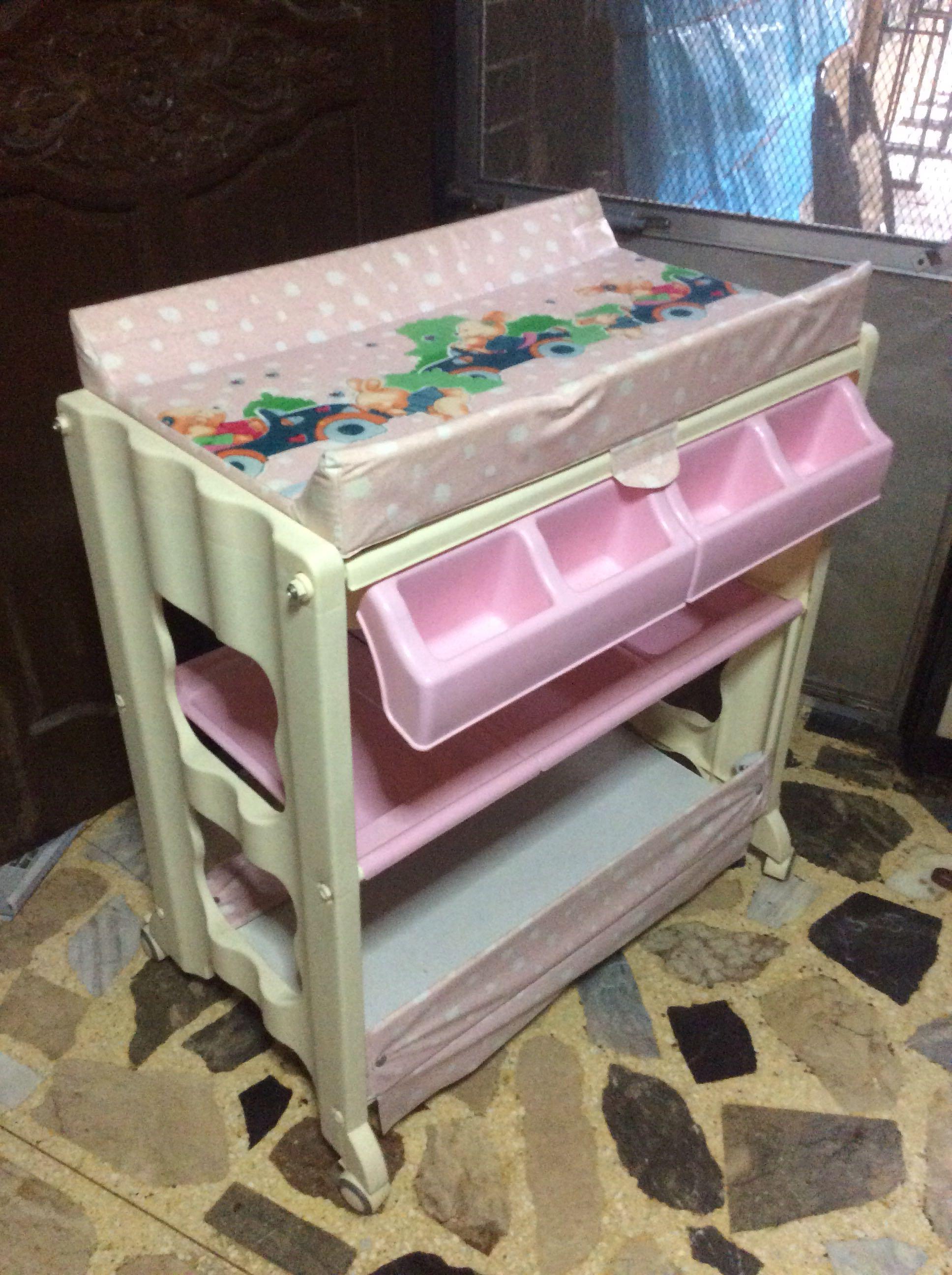 plastic baby changing table