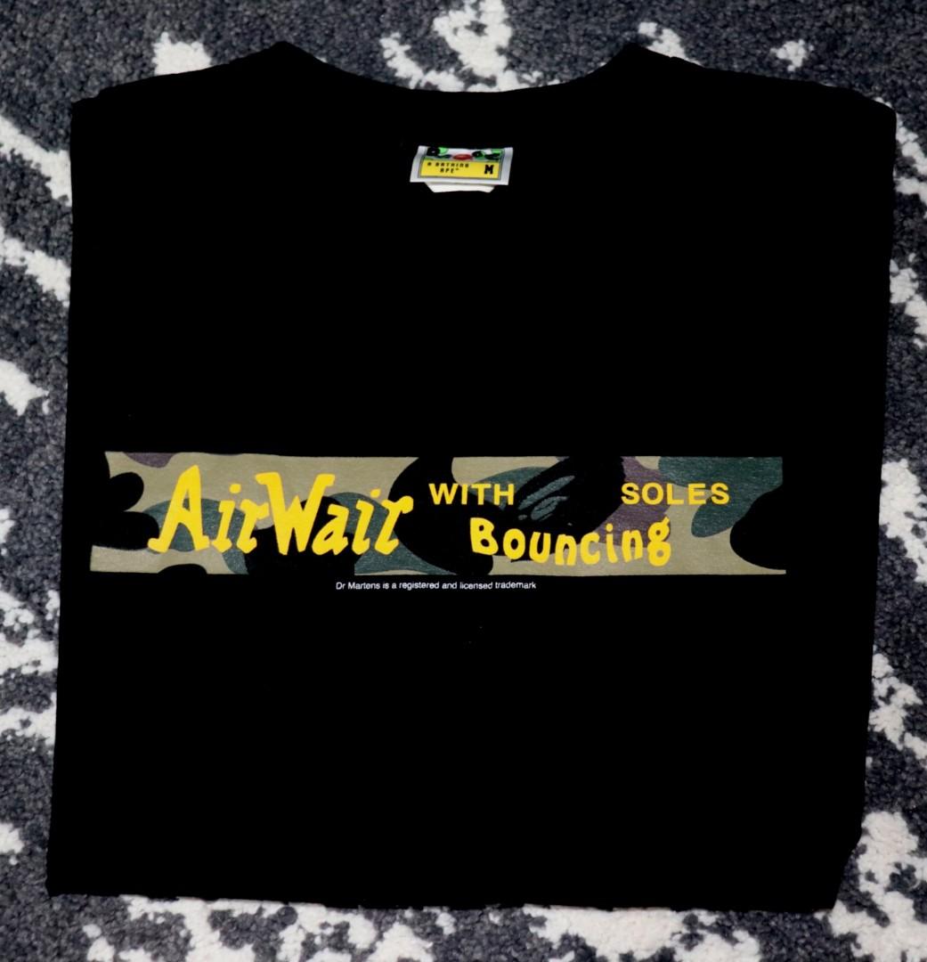 bape dr martens t shirt
