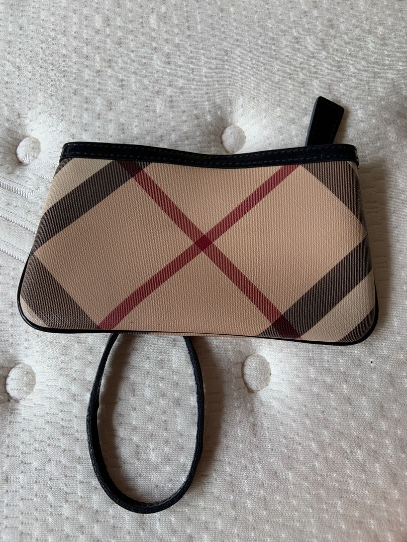 Flash Sale! Authentic Burberry Wristlet, Luxury, Bags & Wallets on Carousell