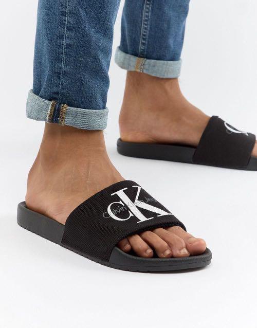Calvin klein viggo logo sliders online