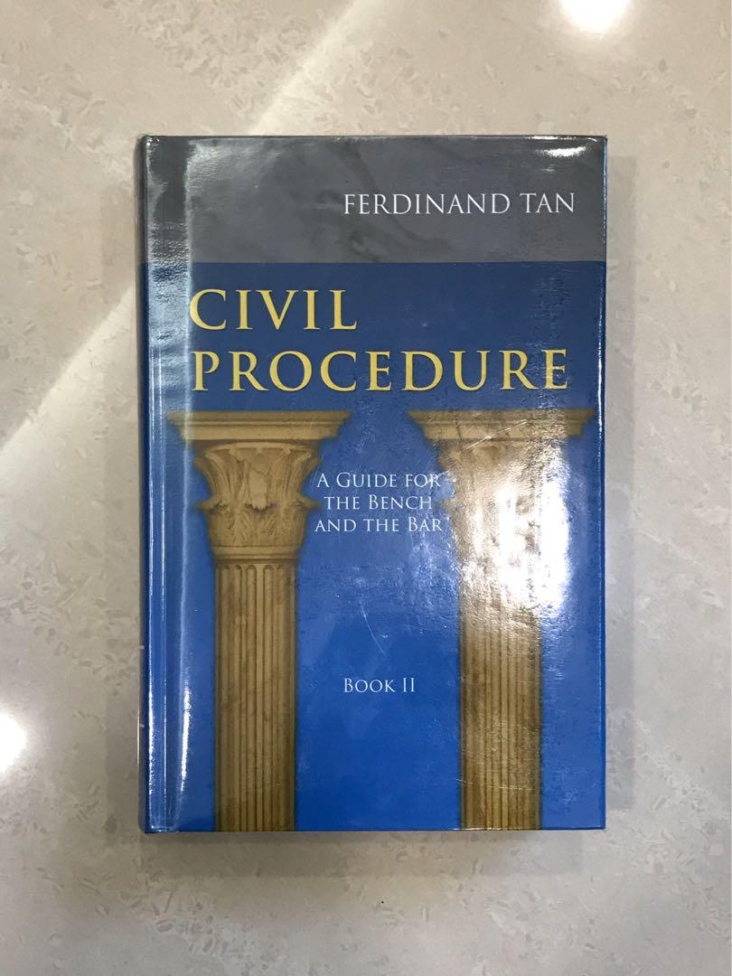 Civil Procedure A Guide For The Bench And The Bar Book Ii By
