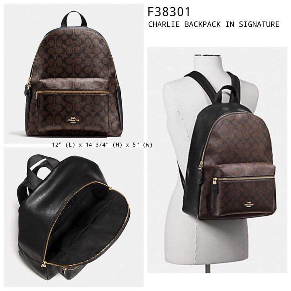 coach backpack f38301 Coach Charlie backpack, Luxury, Bags & Wallets on Carousell