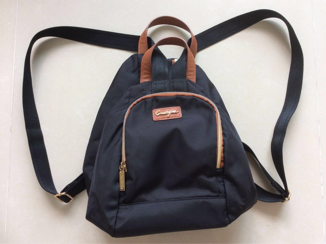 nike textured backpack with signature branding