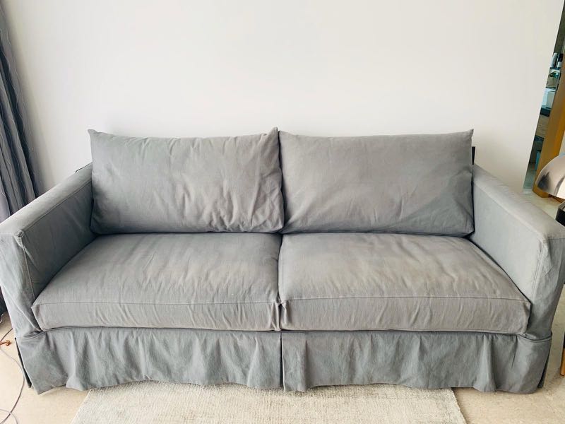 Crate & shop barrel willow sofa