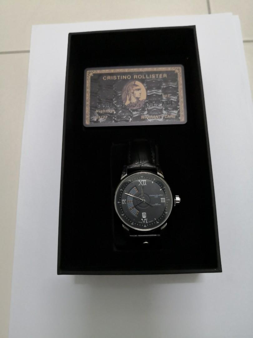 Cristino Rollister Leather Watch Brand New Full Set Perfect Condition Luxury Luxury Watches On Carousell