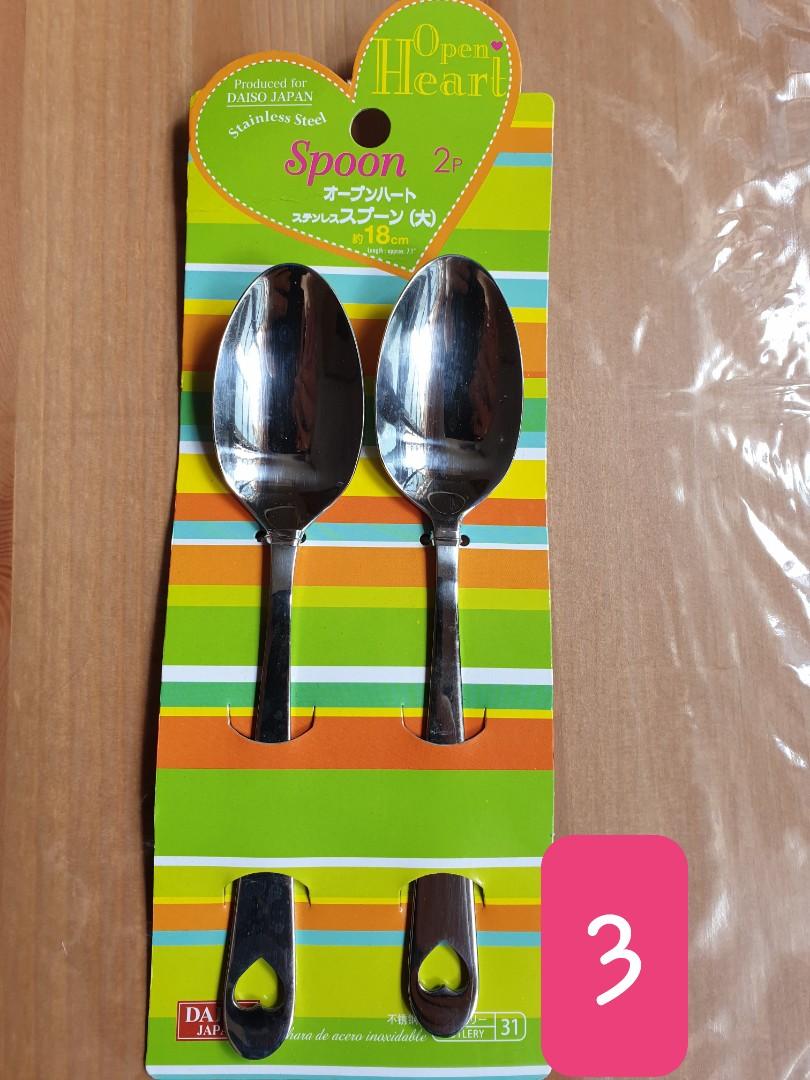 DAISO Cutlery sets Stainless Steel Spoons and Forks, Everything Else