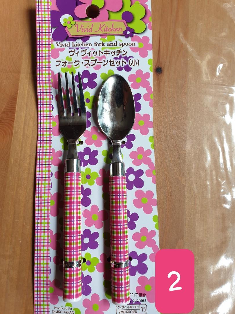 DAISO Cutlery sets Stainless Steel Spoons and Forks, Everything Else