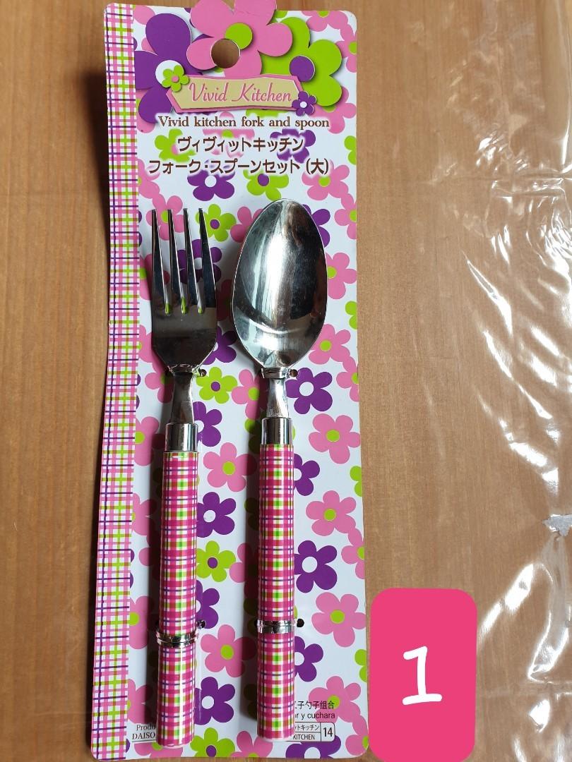 DAISO Cutlery sets Stainless Steel Spoons and Forks, Everything Else