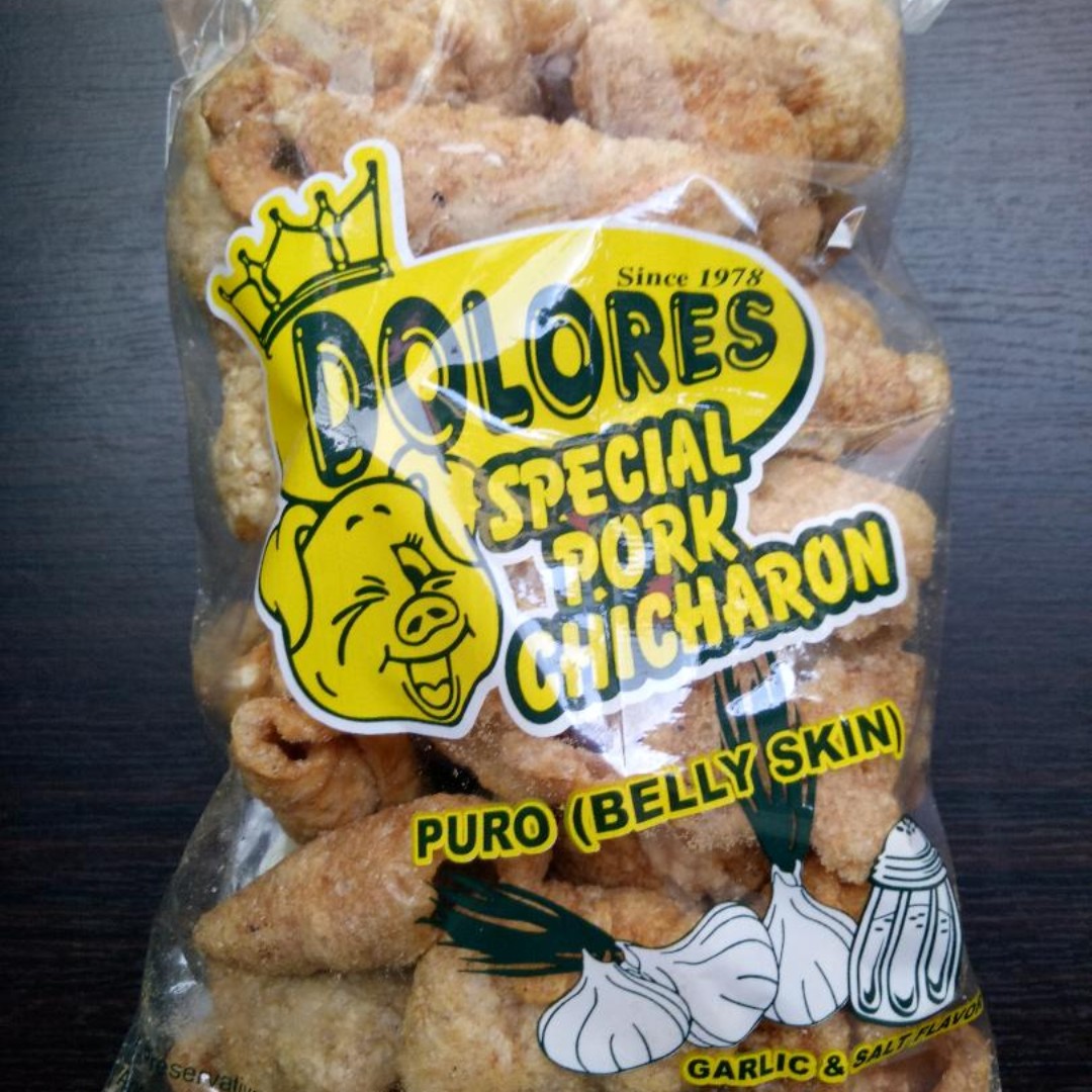 Dolores Special Pork Chicharon Puro Belly Skin 180g Garlic And Salt Flavor Food And Drinks 4661