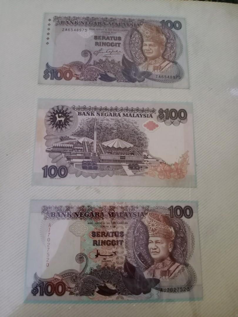 Duit Lama Rm 100 Antiques Currency On Carousell